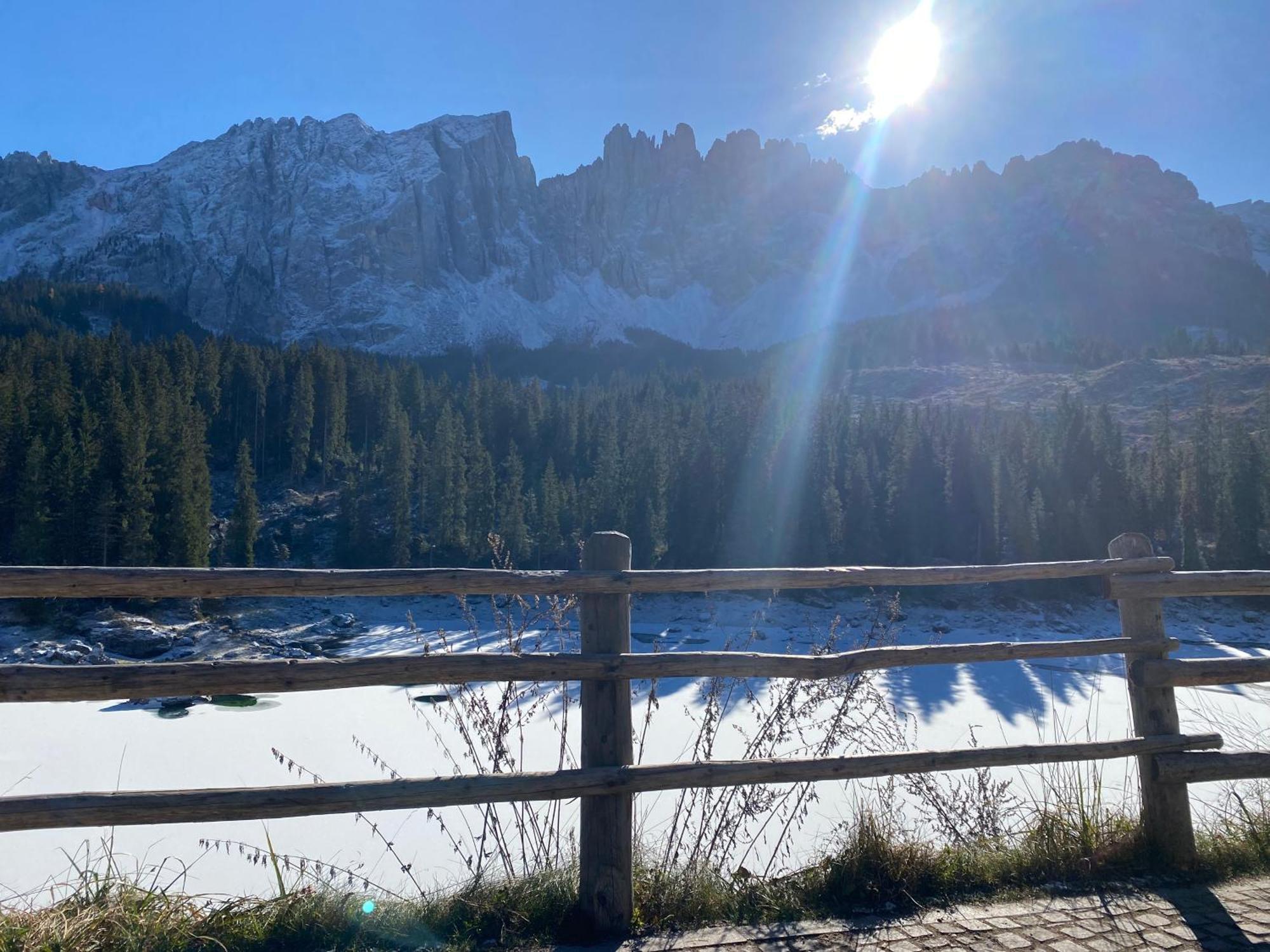 Costalungahouse Trekkingbikeski Selfcheck-In Apartment Carezza al Lago Bagian luar foto